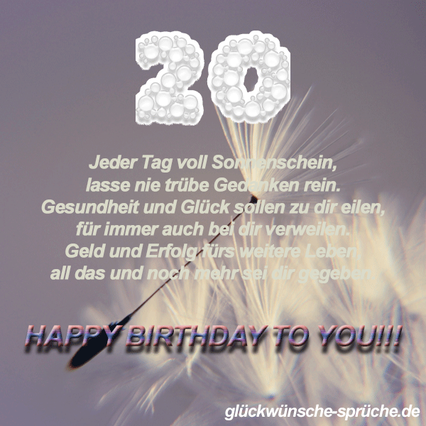 Zum 20 spruch